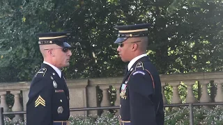 Changing of the Guard at The Tomb of the Unknown Soldier - October 20, 2017 at 1100 hrs