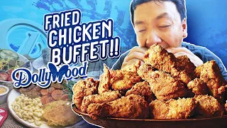 All You Can Eat FRIED CHICKEN BUFFET at Dollywood | Theme Park FOOD TOUR