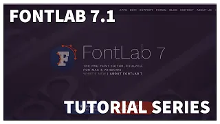 FontLab 7.1 Beginner Tutorial 1 : Setting up the software