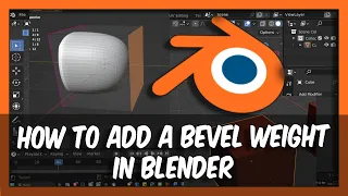 How To Add A Bevel Weight In Blender