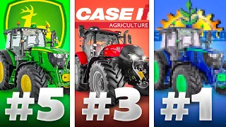 Most POPULAR Tractor Brands In The World RANKED!