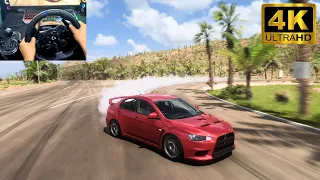 Mitsubishi Lancer Evo X (Barn Find) | Forza Horizon 5 | Logitech G923 Wheel Steering Gameplay