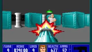 Wolfenstein 3D - What happens when Dr. Schabbs kills you