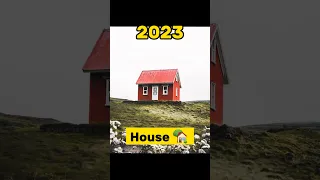 2023 House And 5,000 Future House 🏡 #shorts #evolution #ytshorts