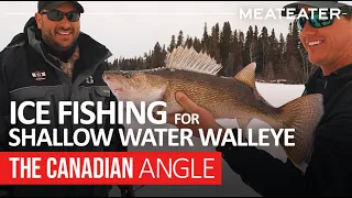 Ice Fishing for Shallow Water Walleye | The Canadian Angle