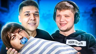 ИГРАЮ С NAVI S1MPLE ПРОТИВ DOSIA (CS:GO)