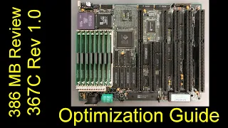 386 Motherboard Review / Optimization Guide: 367C Rev 1.0 (Unichip U4800-VLX) .