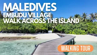 Maledives | Embudu Village walk across the island