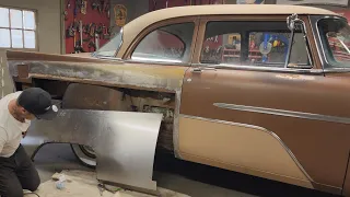 Quarter panel fabrication from scratch (step 3)