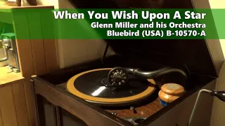 【蓄音機で聴こう】グレン・ミラー「星に願いを」 Glenn Miller - When You Wish Upon A Star 【めっちゃロマンティック★】