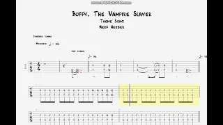 Buffy the Vampire Slayer Theme Guitar Tab