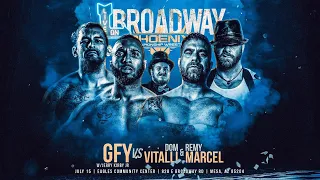 GFY vs. Dom Vitalli and Remy Marcel | 7/15/2023 | PCWAZ: Live on Broadway