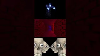 Horror, skull, zombie, horror tunnel. 3D animation. #shorts