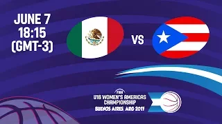 Mexico vs Puerto Rico - Group B - FIBA U16 Women's Americas Championship