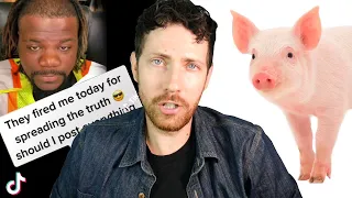Man Exposes Shocking Pig Feed Source in Viral TikTok