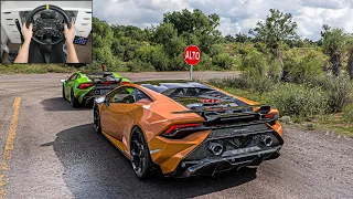 Lamborghini Huracan Tecnica | Forza Horizon 5 | Steering Wheel Gameplay