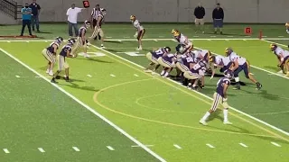 Napa High quarterback Yovani Palma scores