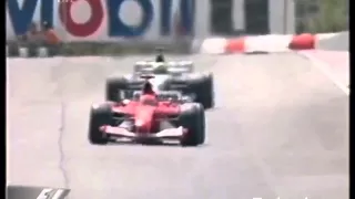 F1 2003 Spanish GP Michael vs Ralf Schumacher