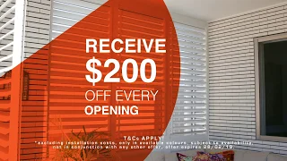 Beat The Heat With $200 Off Every Opening