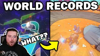 Reacting to EVERY 150cc World Record in Mario Kart 8 Deluxe