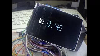 Voltmeter on Arduino. We make the device ALL-IN-ONE with a display from the mobile