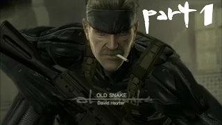 Metal Gear Solid 4: Guns of the Patriots (MGS 4) Прохождение с русскими субтитрами #1