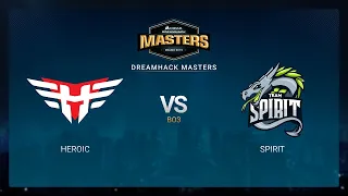 🔴  LIVE  На Русском Heroic vs Spirit  DreamHack Masters Winter 2020