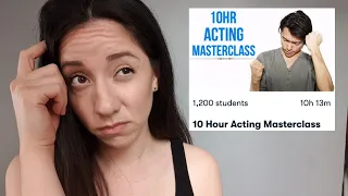 Read the Pinned Comment Before Watching |10 HOUR ACTING MASTER CLASS BY THE ACTORS ACADEMY! (REVIEW)