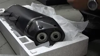 unboxing AKRAPOVIC for YAMAHA XMAX400