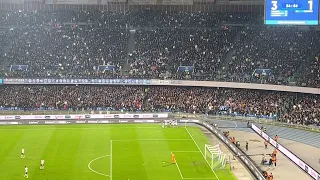 Gol di Rrahmani contro la Juve dallo stadio Maradona!