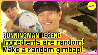 [RUNNINGMAN THE LEGEND] Random GIMBAP Making Game!(ENG SUB)