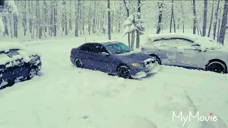 Mr Xdrive plows snow a.k.a BMW