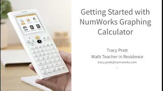 Getting started with the NumWorks graphing calculator