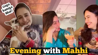 Gogo🐶 banega Bada bhai 😂 | Dinner with Mahhi ♥️ #vlog #yuvikachaudhary #mahhivij