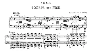 JS Bach: Toccata and Fugue in D Minor BWV 565 - Piano Transcription (Tausig) - Gina Bachauer, 1957