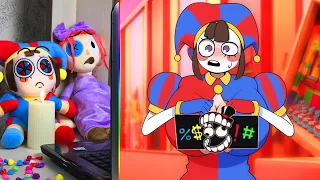 JAX & POMNI REACT TO The Amazing Digital Circus - Compilation TikTok Animation 37