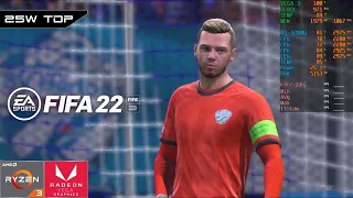 FIFA 22 | AMD Ryzen 3 3200U Vega 3 | Gameplay Benchmark