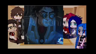 arcane react to viktor | gacha club reacts