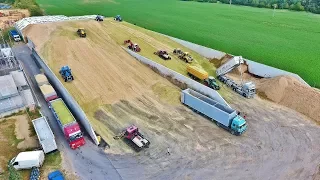 BIG CORN SILAGE 2017 Smržice CZ  2x snowmobile,  Schneemobill  Jeantil Czech Republic