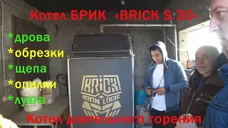 Котел на дровах, щепе, опилках. Котел BRICK S 30 отзывы.