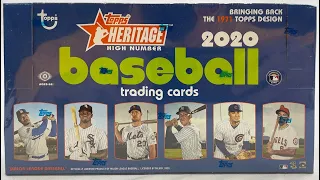 2020 Topps Heritage High Number Hobby Box