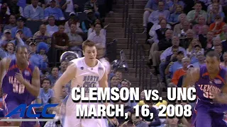 Clemson vs North Carolina Championship Game | ACC Basketball Classic (2008)