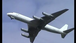 Majestic JT3D sound take off , Douglas DC-8 , 9H MKG , Ostend Airport , 2004