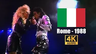 Michael Jackson | I Just Can't Stop Loving You - Live in Rome May 23rd, 1988 (4K60FPS)