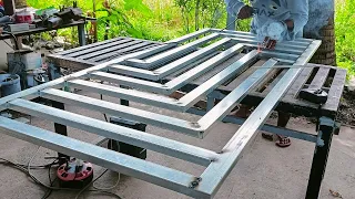 how to make steel door || metal door || beautiful steel door making ||