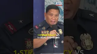 One strike policy, ipatutupad vs police commanders sa mga lugar na talamak ang iligal na sugal