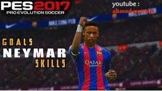 PES 2017 - Neymar Jr Best Skills & Goals | 1440p HD