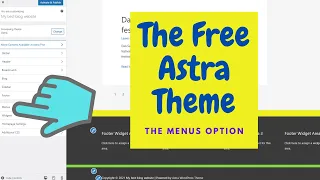 How To Customize Menus On Astra On The Free Astra Theme