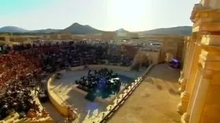 Russian orchestra performs in Syria's Palmyra