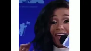 Cardi B on engagement  rumours ( VMAs 2017) 😂